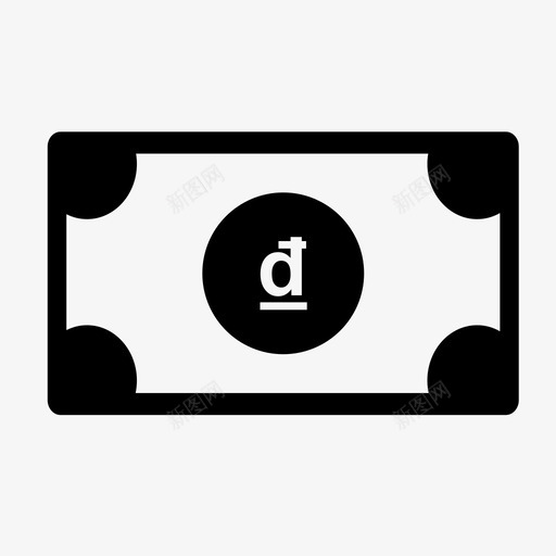 越南盾现金货币图标svg_新图网 https://ixintu.com 支付 支付方式 现金 货币 越南盾