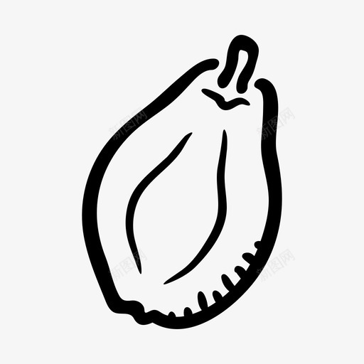 木瓜食品水果图标svg_新图网 https://ixintu.com 木瓜 果汁 水果 水果和蔬菜 热带 食品