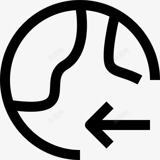 世界地址gps图标svg_新图网 https://ixintu.com gps 世界 位置 地图 地址 导航 材料图标地图和位置