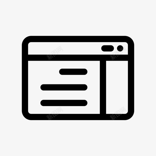 列左布局左布局图标svg_新图网 https://ixintu.com 列左布局 左布局 设计