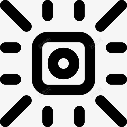 处理器工厂工业图标svg_新图网 https://ixintu.com smashicons工业md概述 处理器 工业 工厂 生产