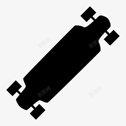 长板sk8滑板图标svg_新图网 https://ixintu.com sk8 滑冰 滑板 长板