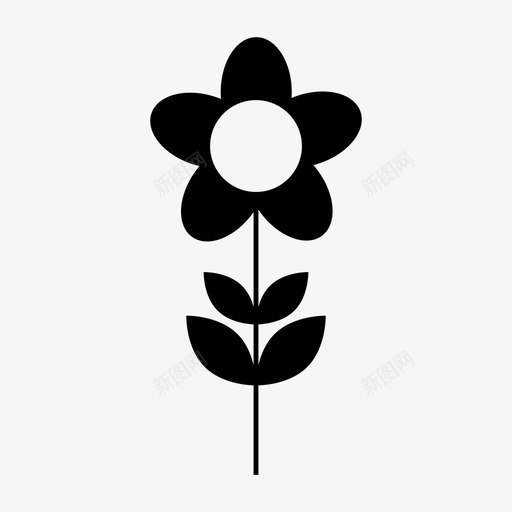 花植物树图标svg_新图网 https://ixintu.com 树 植物 植物和花 花