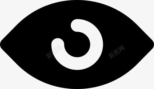 人眼脸视觉图标svg_新图网 https://ixintu.com 人眼 人眼mdsolid 脸 视觉