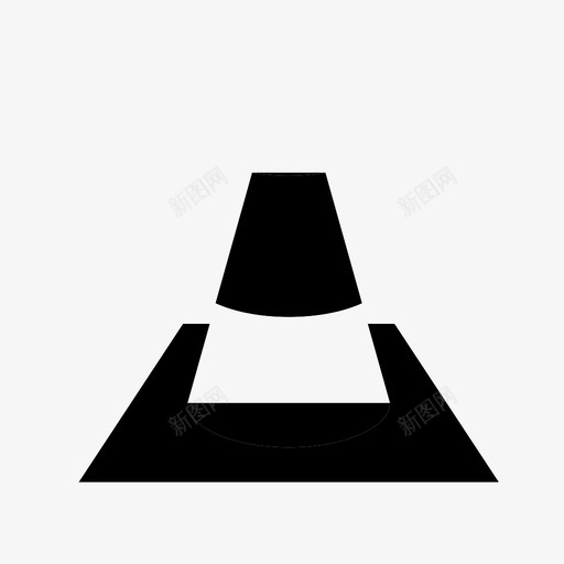 交通锥建筑道路图标svg_新图网 https://ixintu.com 交通锥 安全 建筑 道路