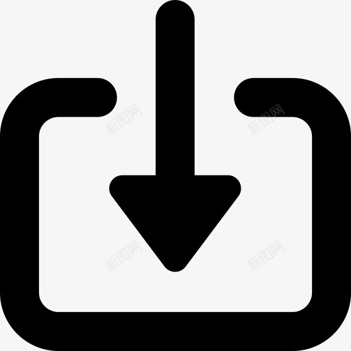 向内应用程序图标svg_新图网 https://ixintu.com 下载 向内 应用程序图标