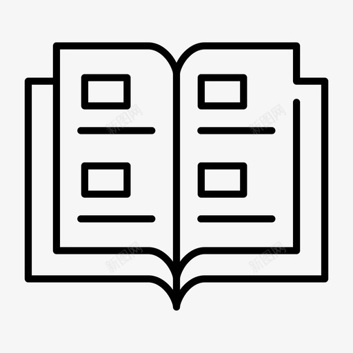 年鉴相册日记图标svg_新图网 https://ixintu.com 年鉴 报纸 日记 杂志 校刊 相册
