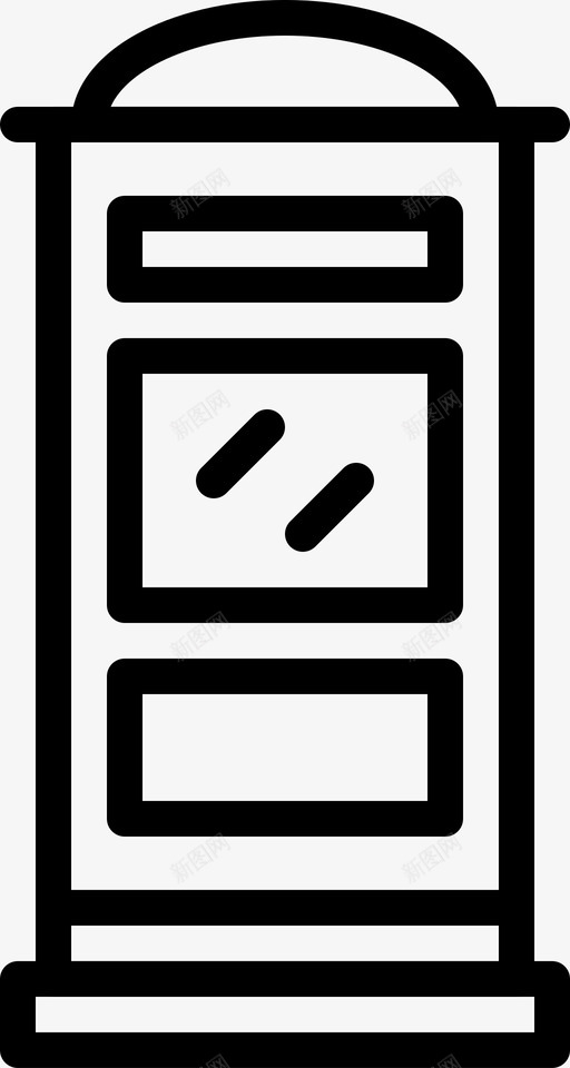 公用电话建筑物城市图标svg_新图网 https://ixintu.com 公用电话 城市 城市景观 建筑物 道路