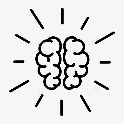 大脑思想头脑图标svg_新图网 https://ixintu.com 大脑 头脑 思想 科学