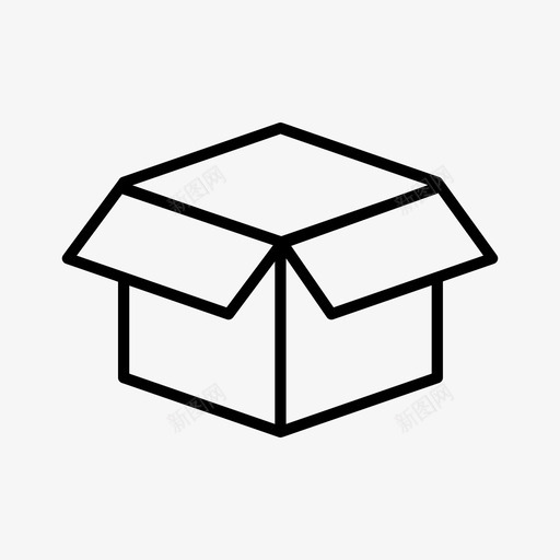 箱纸板箱交货图标svg_新图网 https://ixintu.com 交货 交货箱 包装 提纲 箱 纸板箱 装运箱