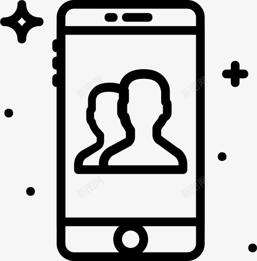 用户配置文件通信功能图标svg_新图网 https://ixintu.com smashicons移动功能概述 功能 用户配置文件 移动 通信