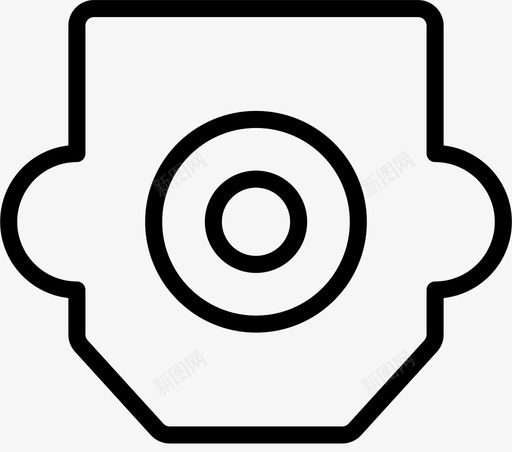 数字音频端口电缆连接器图标svg_新图网 https://ixintu.com smashicons连接器电缆轮廓 数字音频端口 电缆 连接器