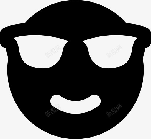 男子气概表情脸图标svg_新图网 https://ixintu.com 漂亮图标表情2md实心 男子气概 脸 表情