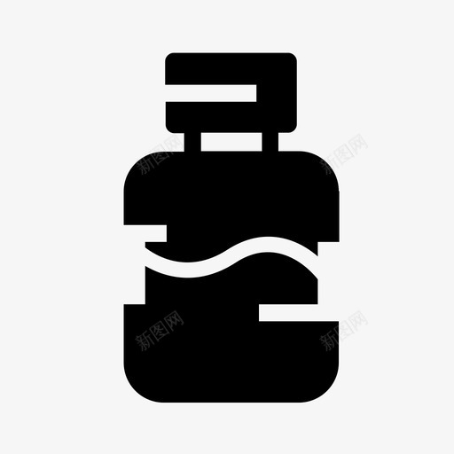 漱口水清洁牙齿牙科图标svg_新图网 https://ixintu.com 口腔卫生 清洁牙齿 漱口水 牙科 迷你图标集固体风格牙科牙医牙科