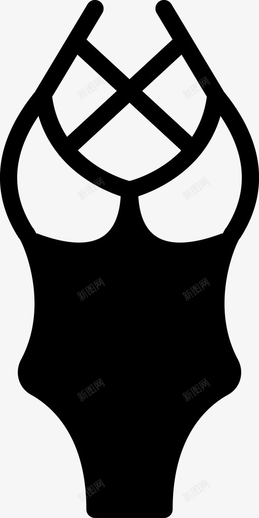 身体衣服时尚图标svg_新图网 https://ixintu.com 女人 女人的衣服固体 时尚 衣服 身体