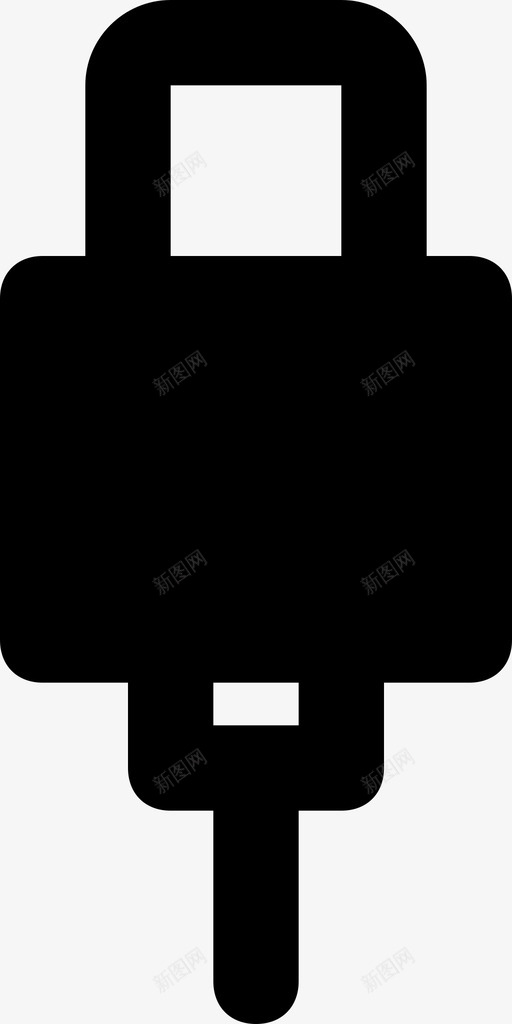 充电器插头电缆连接器图标svg_新图网 https://ixintu.com smashicons连接器电缆mdsolid 充电器插头 电缆 连接器