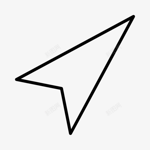 位置右上光标右上图标svg_新图网 https://ixintu.com 位置右上 光标 右上