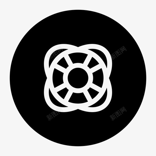 救生圈保安sos图标svg_新图网 https://ixintu.com sos 保安 救生圈 海上救生圈 管子