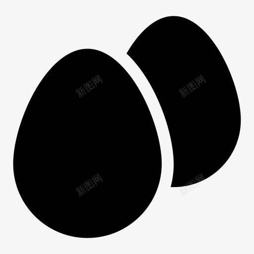 鸡蛋早餐吃图标svg_新图网 https://ixintu.com 吃 早餐 蛋白质 食物 鸡蛋