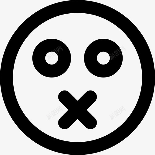 死亡表情符号脸图标svg_新图网 https://ixintu.com smashicons表情符号2md大纲 死亡 脸 表情符号