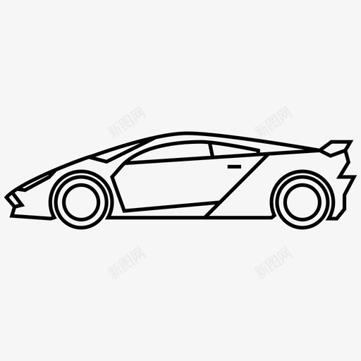 elemento汽车兰博基尼图标svg_新图网 https://ixintu.com elemento elemento系列 兰博基尼 汽车