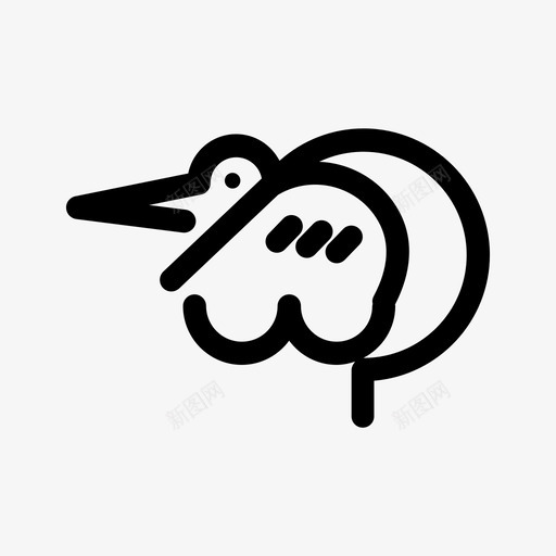 鸟动物比尔图标svg_新图网 https://ixintu.com 动物 比尔 生命 自然 鸟