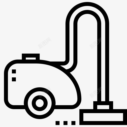 吸尘器清洁维修图标svg_新图网 https://ixintu.com 吸尘器 清洁 清洗 维修
