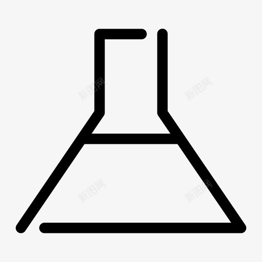 锥形烧瓶化学品烧瓶架图标svg_新图网 https://ixintu.com 化学品 实验室烧瓶 烧瓶架 研究 通用间隙 锥形烧瓶