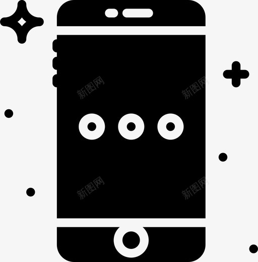 更多设置通信功能图标svg_新图网 https://ixintu.com smashicons移动功能固体 功能 更多设置 移动 通信