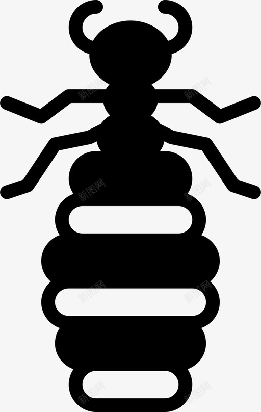 跳蚤虫子昆虫图标svg_新图网 https://ixintu.com 昆虫 粉碎图标虫子昆虫固体 自然 虫子 跳蚤