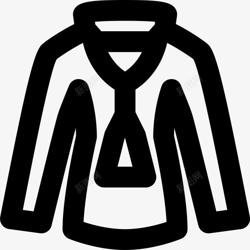 外套衣服女人图标svg_新图网 https://ixintu.com 外套 女人 漂亮女人衣服md轮廓 衣服