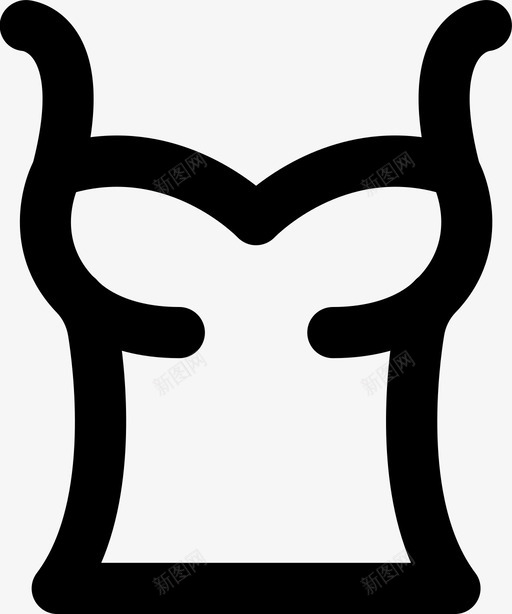 无袖衬衫服装时尚图标svg_新图网 https://ixintu.com smashicons女装md大纲 女士 无袖衬衫 时尚 服装