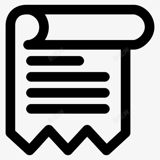 纸张文件表格图标svg_新图网 https://ixintu.com 文书 文件 纸张 表格 记事本