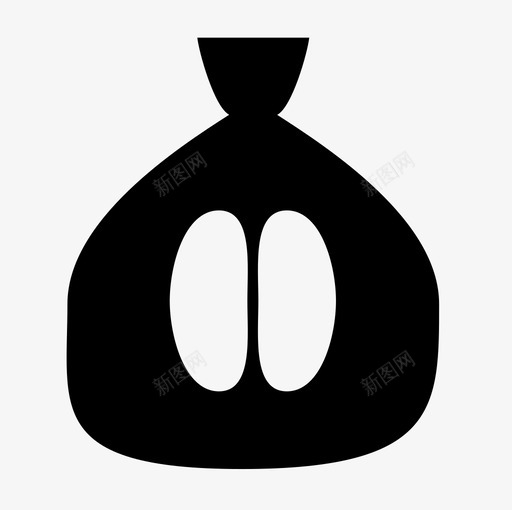 咖啡袋批包图标svg_新图网 https://ixintu.com 包 咖啡袋 堆 批 袋