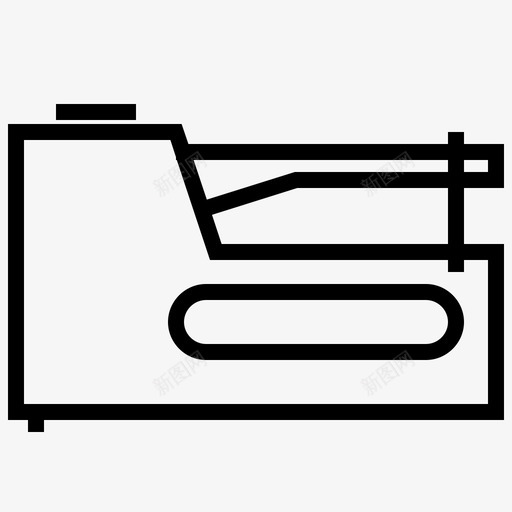 冲床建筑手工工具图标svg_新图网 https://ixintu.com 修理 冲床 建筑 建筑工具 手工工具