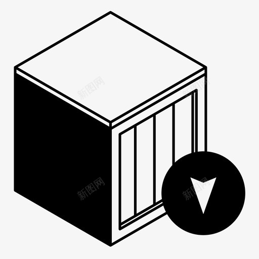 装运箱交货导航图标svg_新图网 https://ixintu.com 交货 导航 箱 装运 装运箱 跟踪 跟踪订单