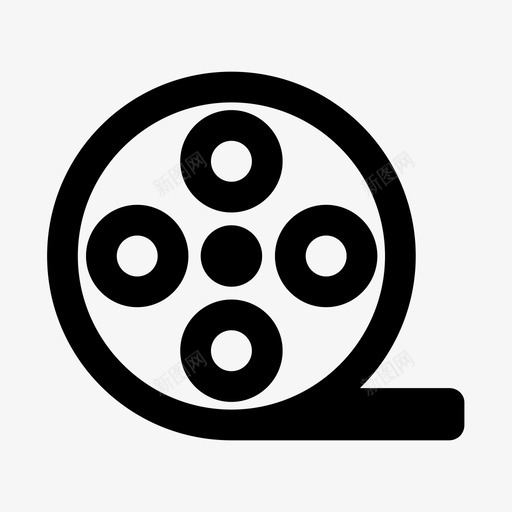 电影电影卷图标svg_新图网 https://ixintu.com 电影 电影卷