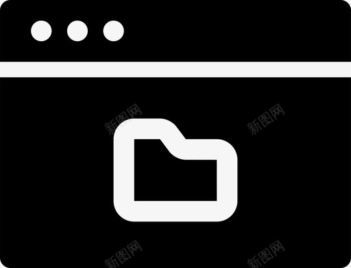 浏览器文件夹计算机文件图标svg_新图网 https://ixintu.com internet 填充的屏幕 媒体 屏幕 文件 浏览器文件夹 计算机
