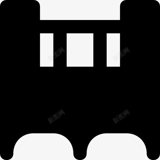 桥建筑城市图标svg_新图网 https://ixintu.com smashicons城市景观mdsolid 城市 城市景观 建筑 桥
