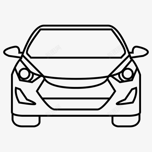伊兰特汽车现代图标svg_新图网 https://ixintu.com 伊兰特 伊兰特收藏 汽车 现代