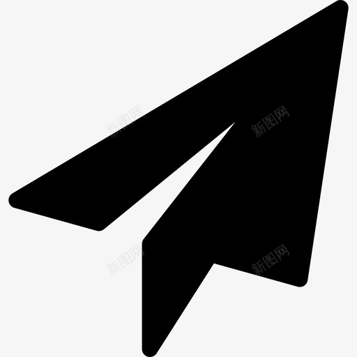 纸飞机运输管理用户界面图标svg_新图网 https://ixintu.com 管理用户界面 纸飞机 运输