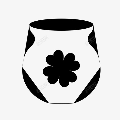 一锅三叶草爱尔兰圣帕特里克图标svg_新图网 https://ixintu.com 一锅三叶草 圣帕特里克 圣帕特里克日 爱尔兰