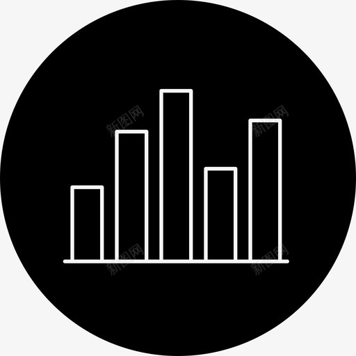 信息图图表向下图标svg_新图网 https://ixintu.com 信息图 信息图元素差异圆线 向上 向下 图表