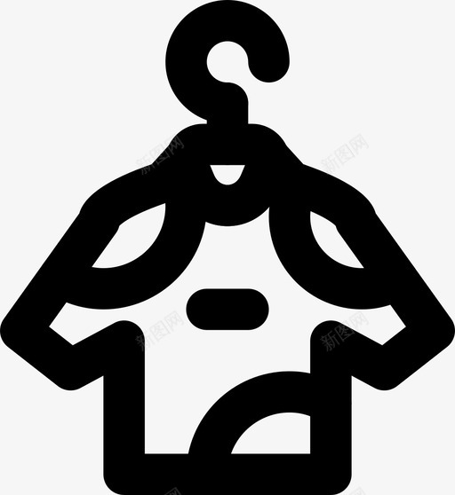 T恤服装时尚图标svg_新图网 https://ixintu.com T恤 时尚 时尚男士 时尚男士服装md轮廓 服装 男士