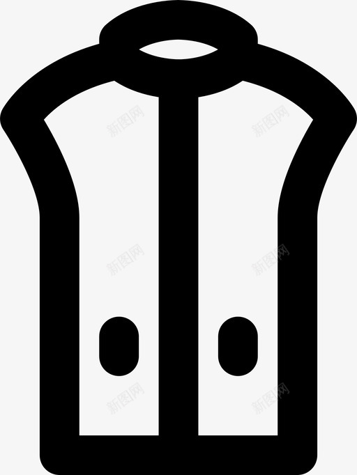 马甲衣服时尚图标svg_新图网 https://ixintu.com 时尚 男人 男人衣服md大纲 衣服 马甲