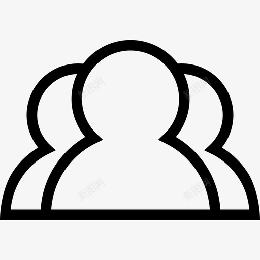 组对话人员图标svg_新图网 https://ixintu.com 人员 对话 用户 组 网络线路