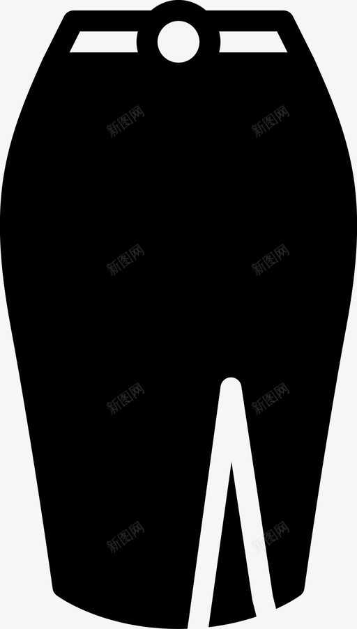 裙子衣服时尚图标svg_新图网 https://ixintu.com 女人 女人的衣服固体 时尚 衣服 裙子