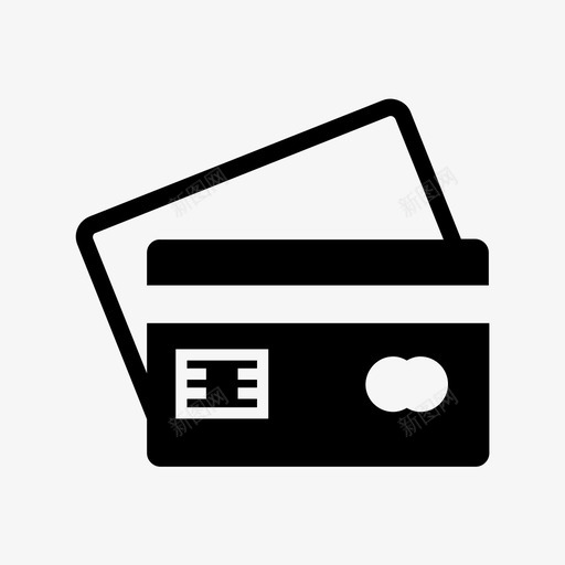 信用卡余额存款图标svg_新图网 https://ixintu.com 余额 信用卡 存款 支付 维萨