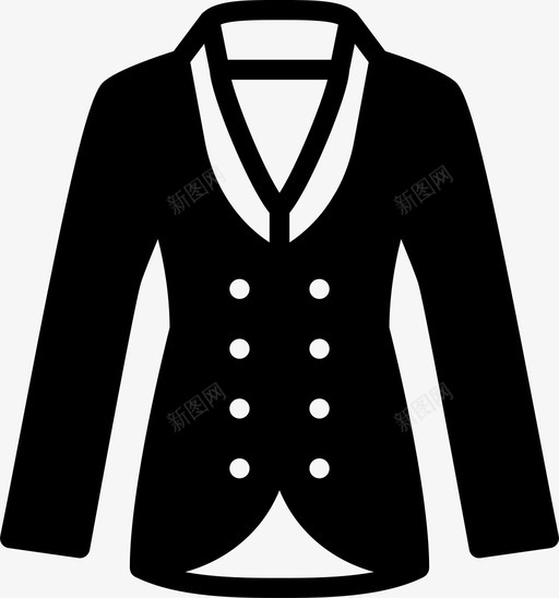 外套衣服时尚图标svg_新图网 https://ixintu.com 外套 女人 女人的衣服 时尚 衣服