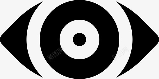人眼脸视觉图标svg_新图网 https://ixintu.com 人眼 人眼mdsolid 脸 视觉